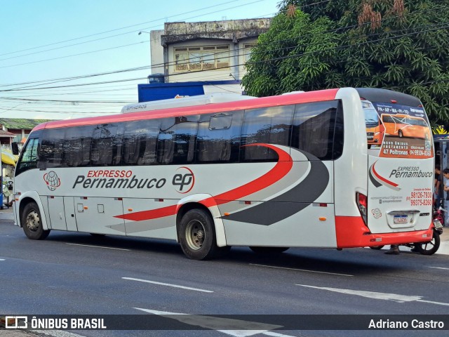 Expresso Pernambuco Turismo TVL0C55 na cidade de Belém, Pará, Brasil, por Adriano Castro. Número da foto: #13234259.