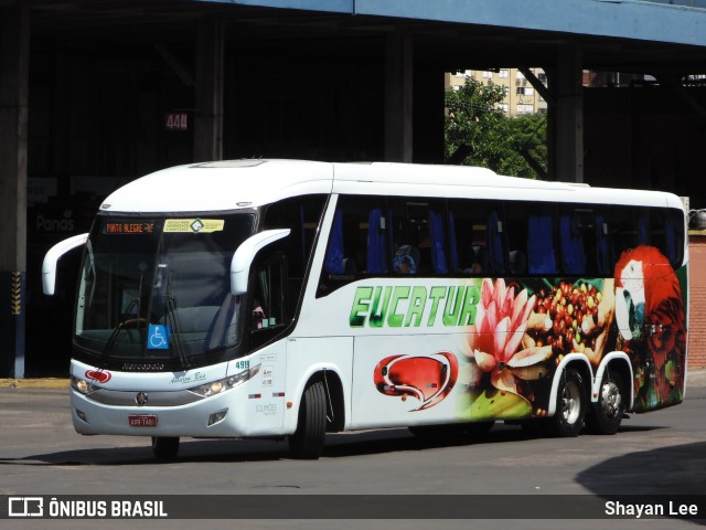 Eucatur - Empresa União Cascavel de Transportes e Turismo 4919 na cidade de Porto Alegre, Rio Grande do Sul, Brasil, por Shayan Lee. Número da foto: #13233823.