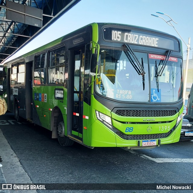 BB Transportes e Turismo 1395 na cidade de Itapevi, São Paulo, Brasil, por Michel Nowacki. Número da foto: #13234536.