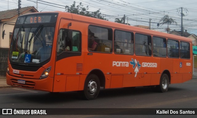 VCG - Viação Campos Gerais 1523 na cidade de Ponta Grossa, Paraná, Brasil, por Kallel Dos Santos. Número da foto: #13233148.