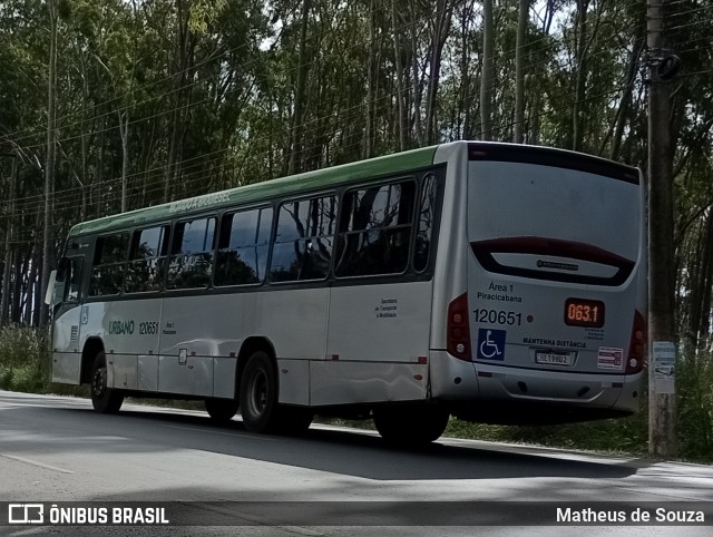 Viação Piracicabana Distrito Federal 120651 na cidade de Sobradinho II, Distrito Federal, Brasil, por Matheus de Souza. Número da foto: #13232327.