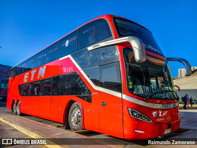 ETM - Empresa de Transporte Maullín 245 na cidade de Valparaíso, Valparaíso, Valparaíso, Chile, por Raimundo Zamorano. Número da foto: #13234254.