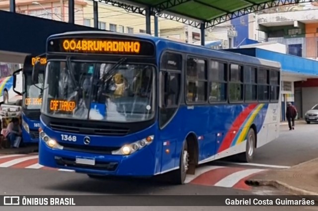 CAF Transportes 1368 na cidade de Brumadinho, Minas Gerais, Brasil, por Gabriel Costa Guimarães. Número da foto: #13232232.