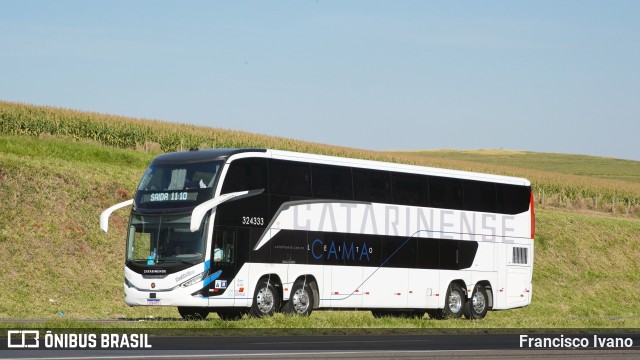 Auto Viação Catarinense 324333 na cidade de Ourinhos, São Paulo, Brasil, por Francisco Ivano. Número da foto: #13234406.
