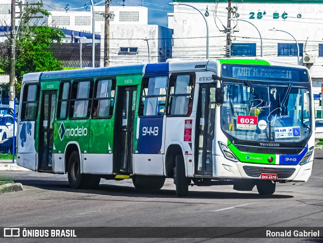Viação Modelo 9443 na cidade de Aracaju, Sergipe, Brasil, por Ronald Gabriel. Número da foto: #13234022.