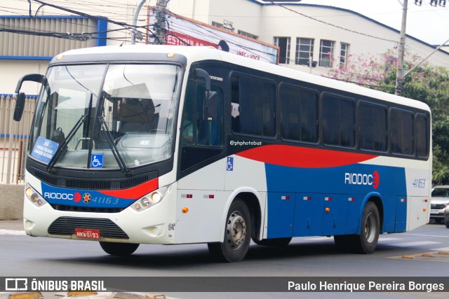 Viação Riodoce 41163 na cidade de Caratinga, Minas Gerais, Brasil, por Paulo Henrique Pereira Borges. Número da foto: #13232730.