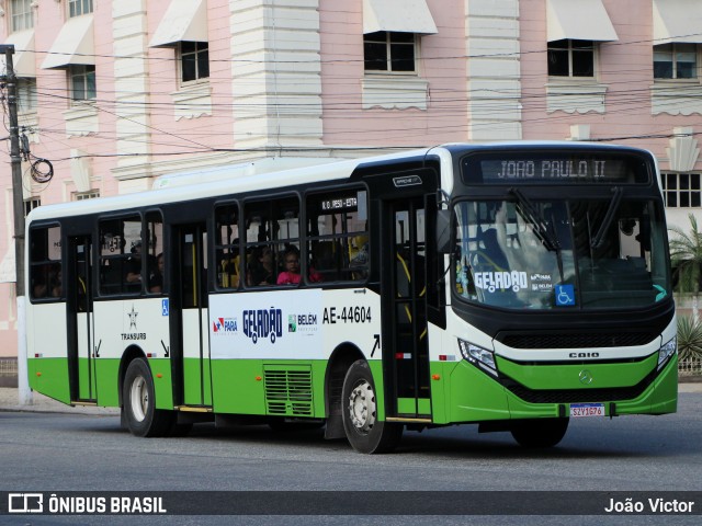 Transurb AE-44604 na cidade de Belém, Pará, Brasil, por João Victor. Número da foto: #13233044.