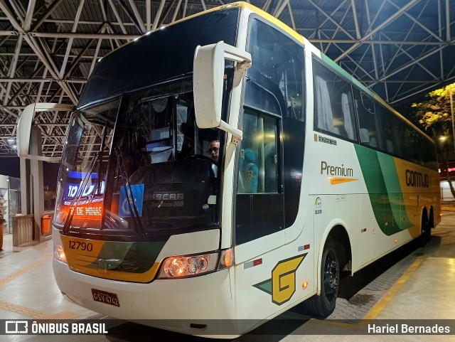 Empresa Gontijo de Transportes 12790 na cidade de Patos de Minas, Minas Gerais, Brasil, por Hariel Bernades. Número da foto: #13231913.