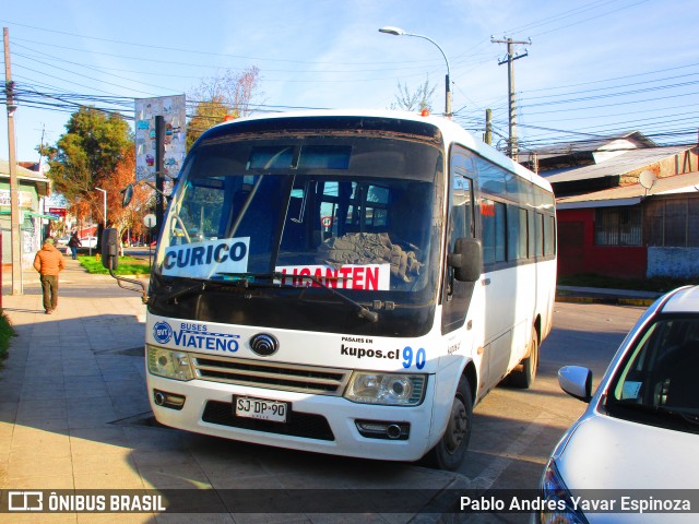 Buses Via Teno 90 na cidade de Curicó, Curicó, Maule, Chile, por Pablo Andres Yavar Espinoza. Número da foto: #13233049.