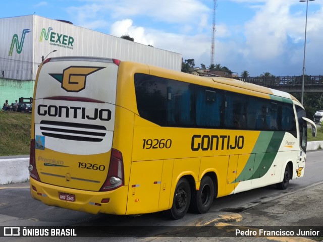 Empresa Gontijo de Transportes 19260 na cidade de Escada, Pernambuco, Brasil, por Pedro Francisco Junior. Número da foto: #13233854.