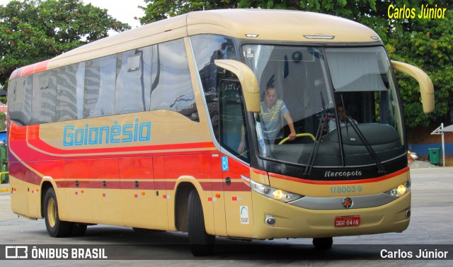 Auto Viação Goianésia 178003-9 na cidade de Goiânia, Goiás, Brasil, por Carlos Júnior. Número da foto: #13233468.