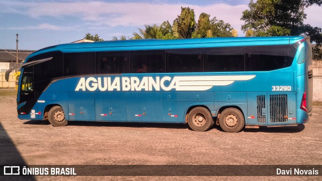 Viação Águia Branca 33290 na cidade de Teixeira de Freitas, Bahia, Brasil, por Davi Novais. Número da foto: #13231826.