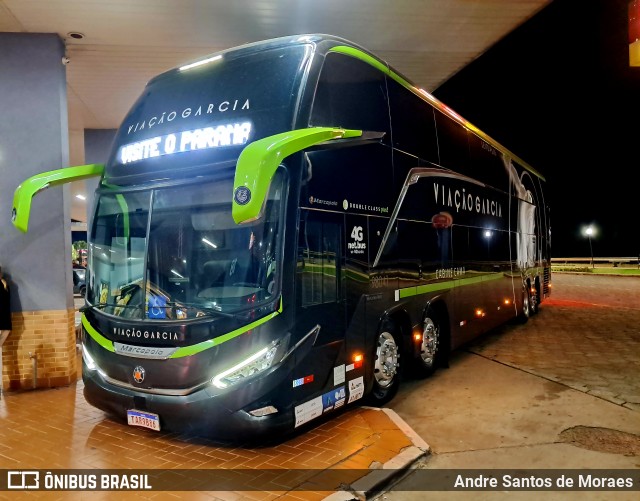 Viação Garcia 98041 na cidade de Santa Cruz do Rio Pardo, São Paulo, Brasil, por Andre Santos de Moraes. Número da foto: #13232130.