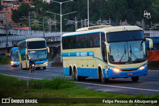 Viação Novo Horizonte 1035611 na cidade de Salvador, Bahia, Brasil, por Felipe Pessoa de Albuquerque. Número da foto: #13232661.