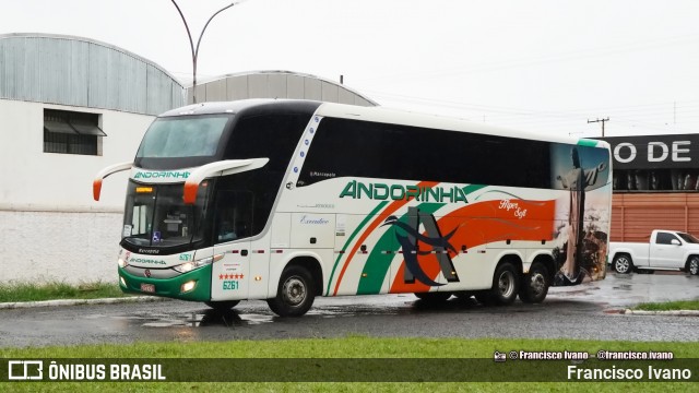 Empresa de Transportes Andorinha 6261 na cidade de Ourinhos, São Paulo, Brasil, por Francisco Ivano. Número da foto: #13234785.