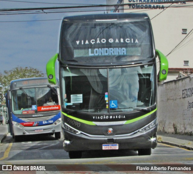 Viação Garcia 96090 na cidade de Sorocaba, São Paulo, Brasil, por Flavio Alberto Fernandes. Número da foto: #13233825.