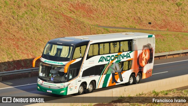 Empresa de Transportes Andorinha 7303 na cidade de Cândido Mota, São Paulo, Brasil, por Francisco Ivano. Número da foto: #13232717.