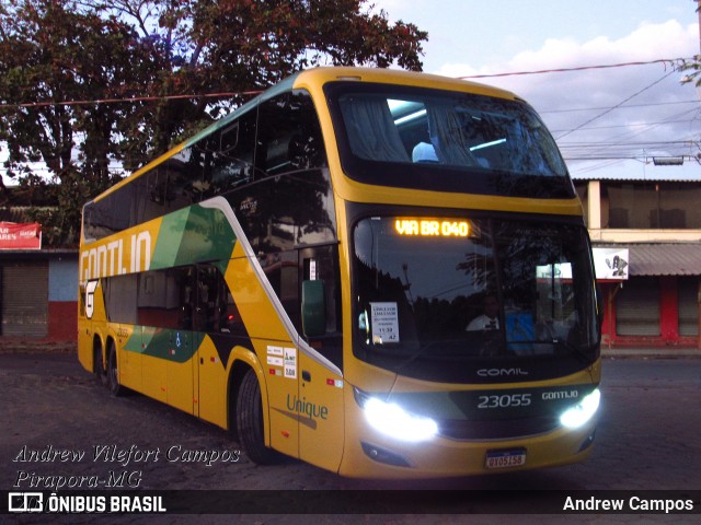 Empresa Gontijo de Transportes 23055 na cidade de Pirapora, Minas Gerais, Brasil, por Andrew Campos. Número da foto: #13234736.