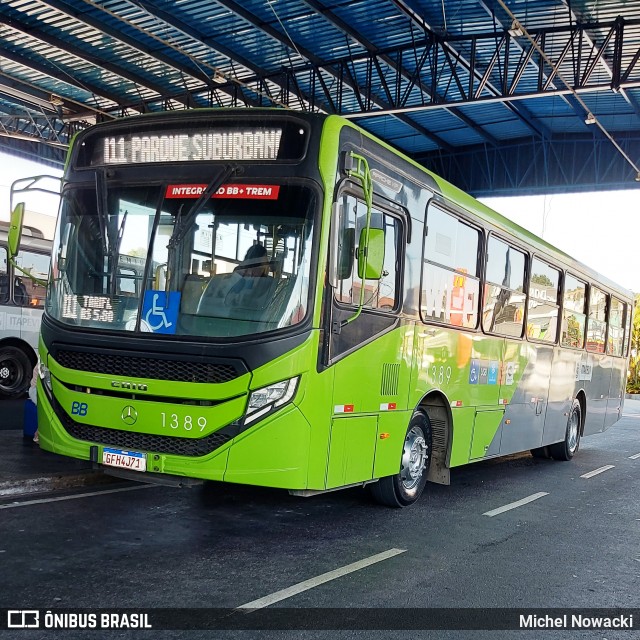 BB Transportes e Turismo 1389 na cidade de Itapevi, São Paulo, Brasil, por Michel Nowacki. Número da foto: #13234597.