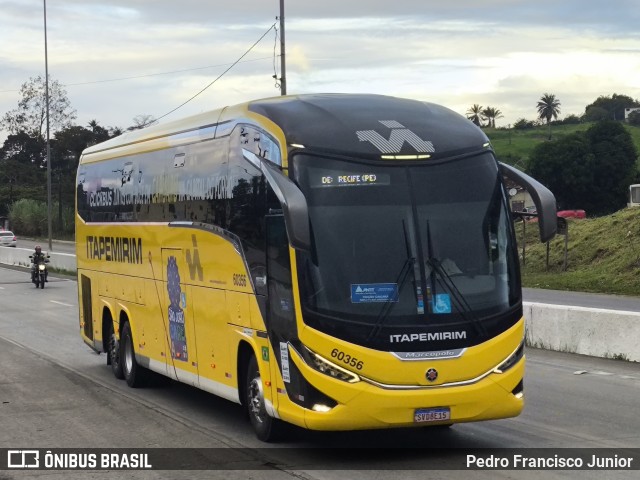 Viação Nova Itapemirim 60356 na cidade de Escada, Pernambuco, Brasil, por Pedro Francisco Junior. Número da foto: #13233860.
