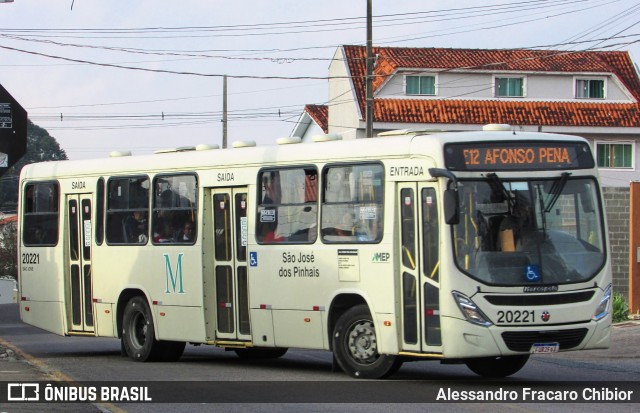 Auto Viação São José dos Pinhais 20221 na cidade de Curitiba, Paraná, Brasil, por Alessandro Fracaro Chibior. Número da foto: #13232411.