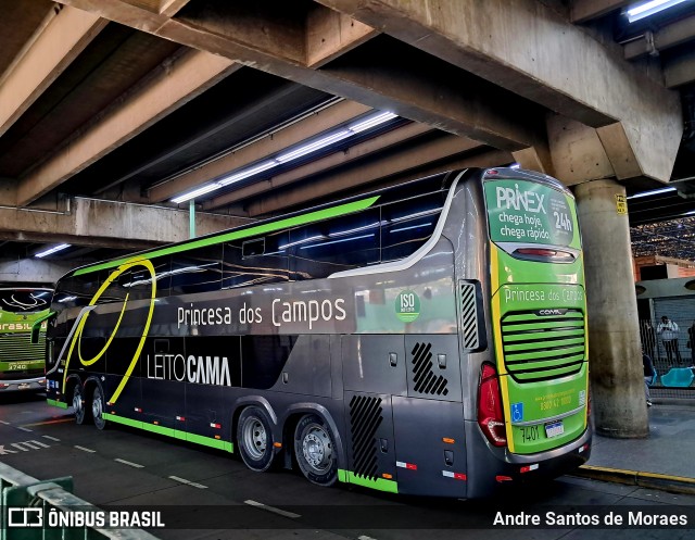 Expresso Princesa dos Campos 7401 na cidade de São Paulo, São Paulo, Brasil, por Andre Santos de Moraes. Número da foto: #13232171.