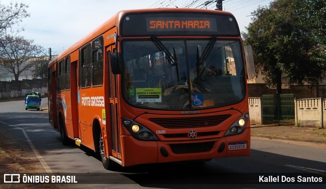 VCG - Viação Campos Gerais 1321 na cidade de Ponta Grossa, Paraná, Brasil, por Kallel Dos Santos. Número da foto: #13232009.