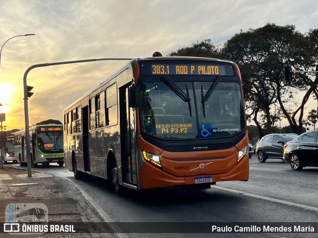 Auto Viação Marechal Brasília 449431 na cidade de Brasília, Distrito Federal, Brasil, por Paulo Camillo Mendes Maria. Número da foto: #13231897.