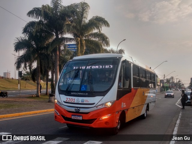 Viação Piracicabana Praia Grande 2201 na cidade de Praia Grande, São Paulo, Brasil, por Jean Gu. Número da foto: #13231695.