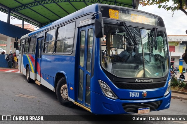 CAF Transportes 1511 na cidade de Brumadinho, Minas Gerais, Brasil, por Gabriel Costa Guimarães. Número da foto: #13232154.