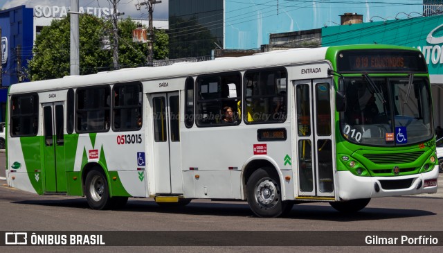 Via Verde Transportes Coletivos 0513015 na cidade de Manaus, Amazonas, Brasil, por Gilmar Porfírio. Número da foto: #13233964.