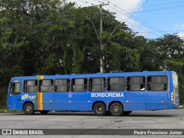 Borborema Imperial Transportes 345 na cidade de Recife, Pernambuco, Brasil, por Pedro Francisco Junior. Número da foto: #13233778.
