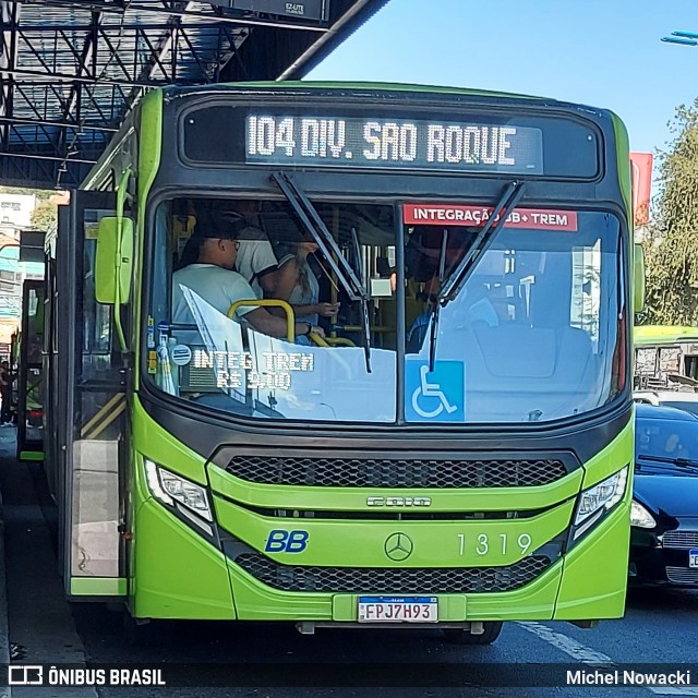 BB Transportes e Turismo 1319 na cidade de Itapevi, São Paulo, Brasil, por Michel Nowacki. Número da foto: #13234638.