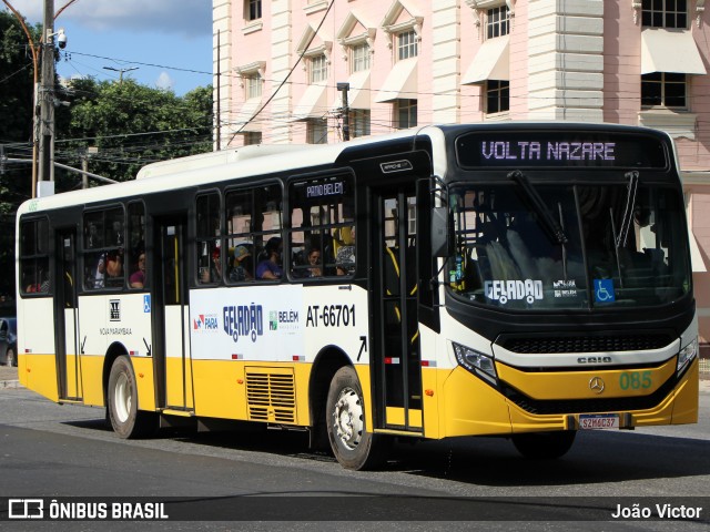 Empresa de Transportes Nova Marambaia AT-66701 na cidade de Belém, Pará, Brasil, por João Victor. Número da foto: #13233029.