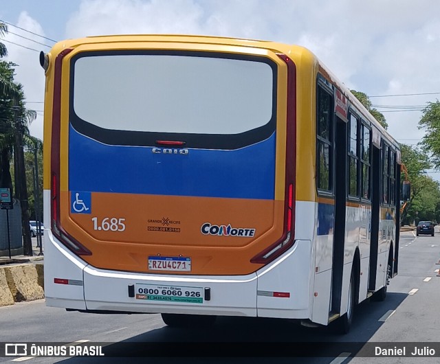 Itamaracá Transportes 1.685 na cidade de Recife, Pernambuco, Brasil, por Daniel  Julio. Número da foto: #13232863.