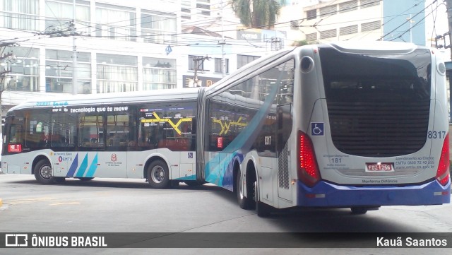 Next Mobilidade - ABC Sistema de Transporte 8317 na cidade de Santo André, São Paulo, Brasil, por Kauã Saantos. Número da foto: #13231787.