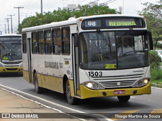 Transportes Guanabara 1503 na cidade de Natal, Rio Grande do Norte, Brasil, por Thiago Martins de Souza. Número da foto: #13232947.