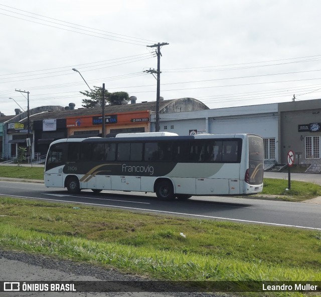 Francovig Transportes Coletivos 7606 na cidade de Jacupiranga, São Paulo, Brasil, por Leandro Muller. Número da foto: #13234593.