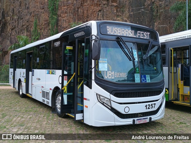VB Transportes e Turismo 1257 na cidade de Campinas, São Paulo, Brasil, por André Lourenço de Freitas. Número da foto: #13232803.