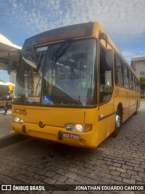 Expresso Azul JC315 na cidade de Curitiba, Paraná, Brasil, por JONATHAN EDUARDO CANTOR. Número da foto: #13232086.
