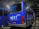 Next Mobilidade - ABC Sistema de Transporte 9055 na cidade de Ribeirão Pires, São Paulo, Brasil, por Arthur  Rodriguez. Número da foto: #:id.