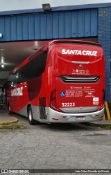 Viação Santa Cruz 32223 na cidade de Pouso Alegre, Minas Gerais, Brasil, por João Vitor Almeida de Moura. Número da foto: #:id.