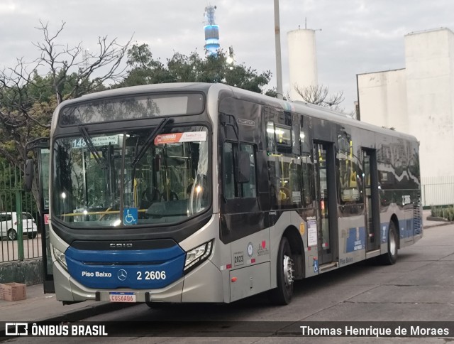 Sambaíba Transportes Urbanos 2 2606 na cidade de São Paulo, São Paulo, Brasil, por Thomas Henrique de Moraes. Número da foto: #13237318.