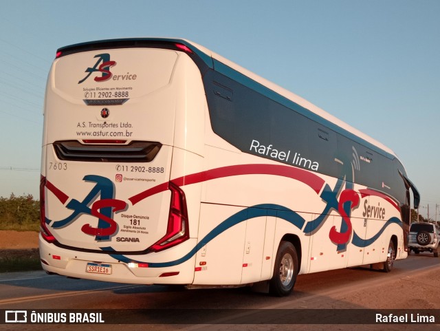 AS Service 7603 na cidade de Itaboraí, Rio de Janeiro, Brasil, por Rafael Lima. Número da foto: #13236512.