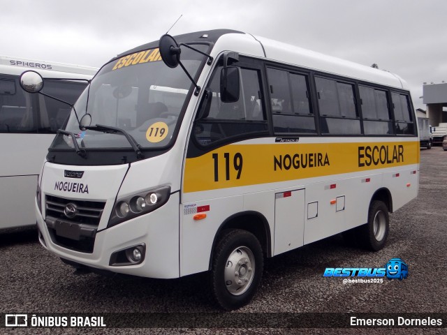 Viação Nogueira 119 na cidade de Santa Maria, Rio Grande do Sul, Brasil, por Emerson Dorneles. Número da foto: #13235215.
