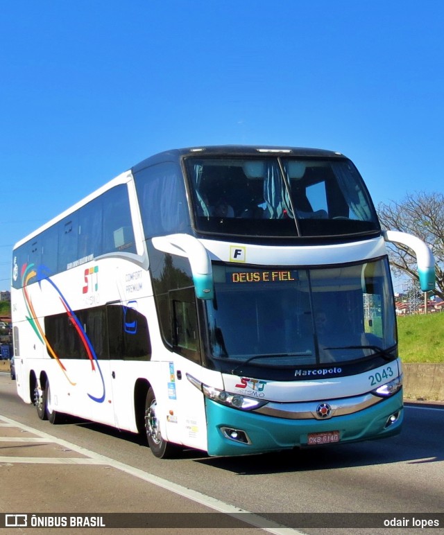STJ Turismo 2043 na cidade de Caçapava, São Paulo, Brasil, por odair lopes. Número da foto: #13237187.