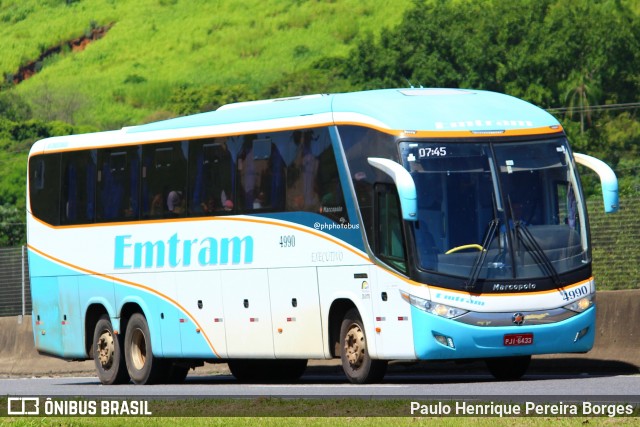 Emtram 4990 na cidade de Aparecida, São Paulo, Brasil, por Paulo Henrique Pereira Borges. Número da foto: #13236727.