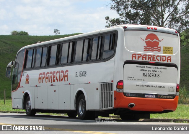 VINSAL - Viação Nossa Senhora Aparecida RJ 187.018 na cidade de Barra do Piraí, Rio de Janeiro, Brasil, por Leonardo Daniel. Número da foto: #13236320.