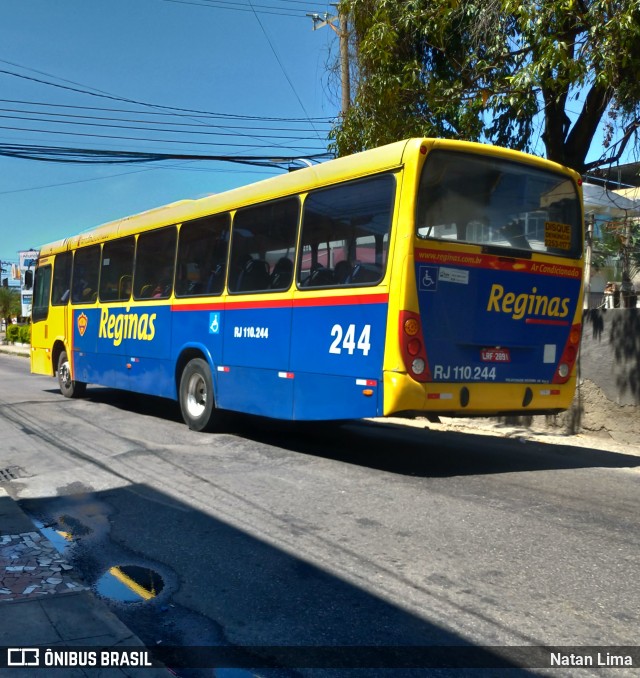 Auto Viação Reginas RJ 110.244 na cidade de Duque de Caxias, Rio de Janeiro, Brasil, por Natan Lima. Número da foto: #13237375.