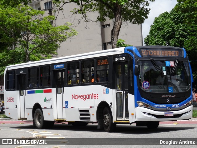 Consórcio Navegantes - 03 > Empresa de Transportes São Sebastião 03150 na cidade de João Pessoa, Paraíba, Brasil, por Douglas Andrez. Número da foto: #13237531.